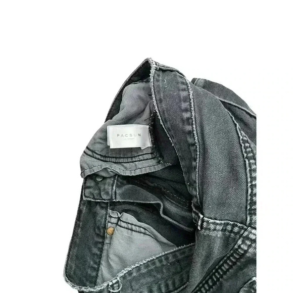 PACSUM Mom Shorts Size 26 Fadded Black Great Condition - Picture 6 of 10